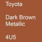 Preview: Toyota, Dark Brown Metallic, 4U5.